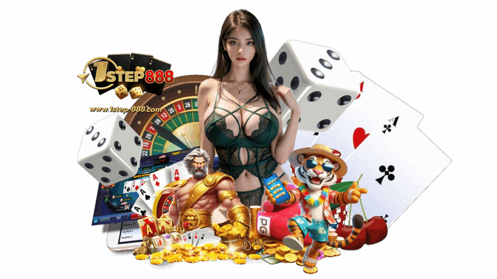 1step888 ยกระดับเกมสล็อตให้อลังการยิ่งกว่าเดิม แจกโบนัสตลอด